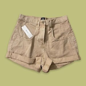 urban outfitters high rise khaki shorts